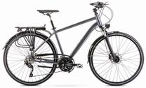 Velosipēds tūristu Romet Wagant 9, 28 ", 23" rāmis, pelēka krās.