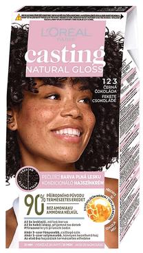 Matu krāsa L’Oréal Paris Casting Natural Gloss, black chocolate krās., 123, 48 ml