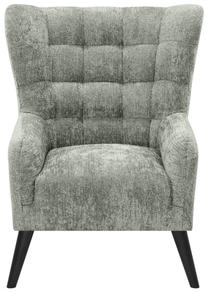 Krėslas Casey, juoda sp./žalia sp., 86 cm x 94 cm x 107 cm