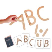 Развивающие деревянные палочки Eduplay, коричневый цв., 11 шт.