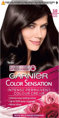 Matu krāsa Garnier Color Sensation, prestige black krās., 3.0, 60 ml