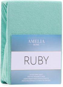 Простыня Restilo Ruby, мятный (mint) цв., 90 x 200 cm, на резинке