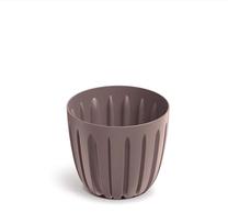 Gėlių vazonas Prosperplast WARIO DWA140L-4985U, plastikinis, Ø 13.8 cm, pilka sp.