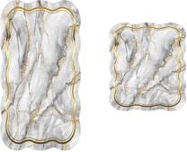 Vonios kilimėlių rinkinys Foutastic 21018915GR, pilka sp., 100 cm x 60 cm