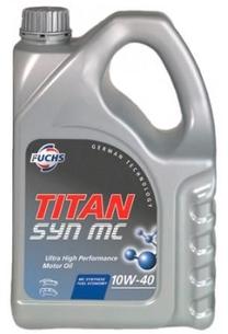 Motoreļļa Fuchs Titan SYN MC 10W - 40, sintētiskais, 4 l