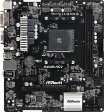 Pagrindinė plokštė ASRock B450M-HDV
