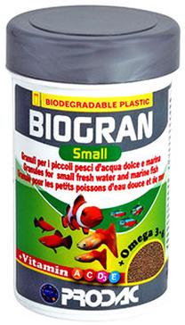 Maistas žuvims Prodac Biogran Small BS100.1, 0.045 kg