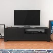 ТВ стол Kalune Design Piedmont, черный цв., 36.8 см x 46 см x 160 см