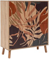Spintelė Kalune Design Multi Purpose Palm, įvairių spalvų/sonoma ąžuolo sp., 36 cm x 95 cm x 111 cm