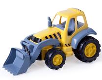 Žaislinis traktorius Super Tractor, geltona sp.