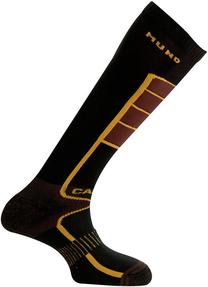 Sportinės kojinės Mund Socks Carving, ruda sp./juoda sp., 46-49