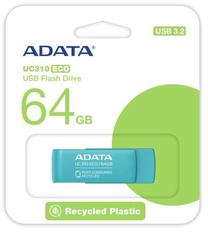 USB atmintinė Adata UC310 SGADA3128UC310E, turkio sp., 64 GB