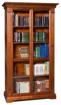 Vitrina GomelDrev Prestiz GM5939, riešuto, 108.3 cm x 39.4 cm x 200.8 cm