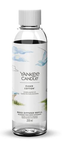 Домашний ароматизатор, ароматическая добавка для дома Yankee Candle Signature Clean Cotton, 240 мл Прозрачный цв.