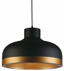 Светильник навесной GTV Goldi 4113 OS-GOLD2-11-DEC, E27, 1 x 40 Вт, золотой цв./черный цв. / черный цв., 42 x 42 cm