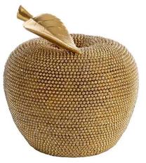 Dekoratyvinė figūrėlė Eldo Apple, aukso sp., 12 cm x 12 cm x 13 cm