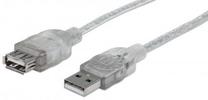 Vads Manhattan USB 2.0 A male, USB 2.0 A female, 4.5 m