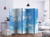 Širma Artgeist Be Happy II Paraventtc1813, įvairių spalvų, 225 cm x 172 cm