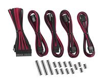 Vads Cablemod Classic ModMesh 8+6 Series, melna krās./sarkana krās.