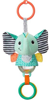 Погремушка Infantino Light & Chime Sensory Rattle, зеленый цв.