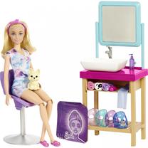 Lėlė Mattel Barbie Sparkle Mask Day Spa HCM82, 29 cm, įvairių spalvų