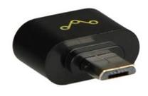 Adapteris Whitenergy, Mini USB, balta sp./juoda sp.
