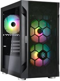 Kompiuterio korpusas SilverStone Fara H1m Pro, juoda sp.