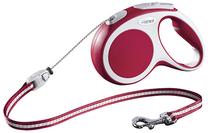 Automatinis pavadėlis Flexi Vario Cord M, raudona sp., 5 m