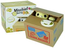 Копилка Lean Toys Mischief Saving Box Cute Kitty, 9 см, многоцветный