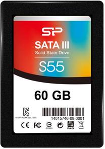 Kietasis diskas (SSD) Silicon Power Slim SP060GBSS3S55S25, 2.5", 60 GB