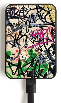 Lādētājs-akumulators (Power bank) Smartoools Graffiti, 3300 mAh, daudzkrāsaina