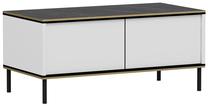 Журнальный столик Kalune Design Imaj, белый цв./черный цв., 90 см x 45 см x 40 см