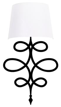 Valgusti seinale Opviq Asaf null 6990, E27, 1 x 40 W, valge v. / must v.
