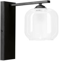 Светильник настенный Candellux Lighting Estima 21-58041, E27, 1 x 40 Вт, прозрачный цв. / черный цв.