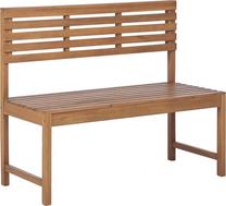 Lauko suoliukas Beliani Treia, ruda sp., 110 cm x 50 cm x 92 cm