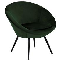 Krėslas Mushy, juoda sp./žalia sp., 82 cm x 72 cm x 81 cm