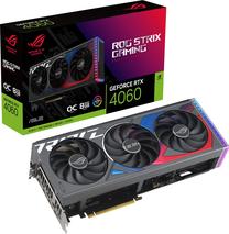Vaizdo plokštė Asus GeForce RTX™ 4060 ROG-STRIX-RTX4060-O8G-GAMING, 8 GB, GDDR6