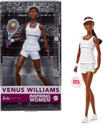 Кукла с аксессуарами Mattel Barbie Signature Venus Williams HRM49, 29 см, белый цв.