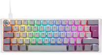 Vadu spēļu tastatūra Ducky One 3 Mini One 3 MIni Cherry MX Red, EN/DE, balts krās./pelēka krās./gaiši pelēka krās.