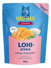 Влажный корм для собак Hau-Hau Champion, лосось, 0.26 кг