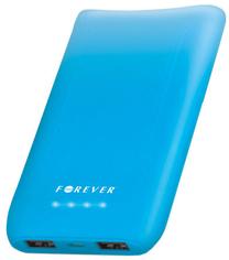 Lādētājs-akumulators (Power bank) Forever TB-011, 8000 mAh, zila krās.