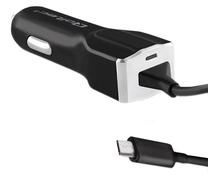 Automobilinis įkroviklis Qoltec, Micro USB, juoda sp.