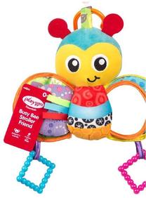 Rotaļlietas ratiem Playgro Busy Bee Stroller Friend, daudzkrāsaina