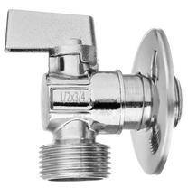 Leņķa vārsts Invena ZW-11-W10-C, tualetes tvertnei, veļas mašīnai, 1/2'' - 3/8''