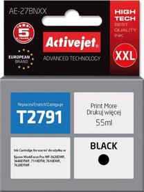 Rašalinio spausdintuvo kasetė ActiveJet Supreme AE-27BNXX, juoda sp., 55 ml