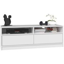 TV galds Karo 120, balta krās., 120 cm x 40 cm x 45 cm