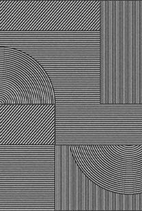 Paklājs Domoletti Softness P348, pelēka krās./daudzkrāsaina, 190 cm x 135 cm