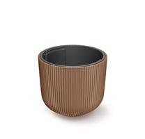 Gėlių vazonas Prosperplast Milly DBML300-7587U, plastikinis, Ø 29.8 cm, ruda sp.