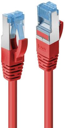 Сетевой кабель Lindy RJ-45, RJ-45, 2 м, красный цв.