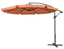 Dārza saulessargs Malatec, 300 cm, brūna krās.
